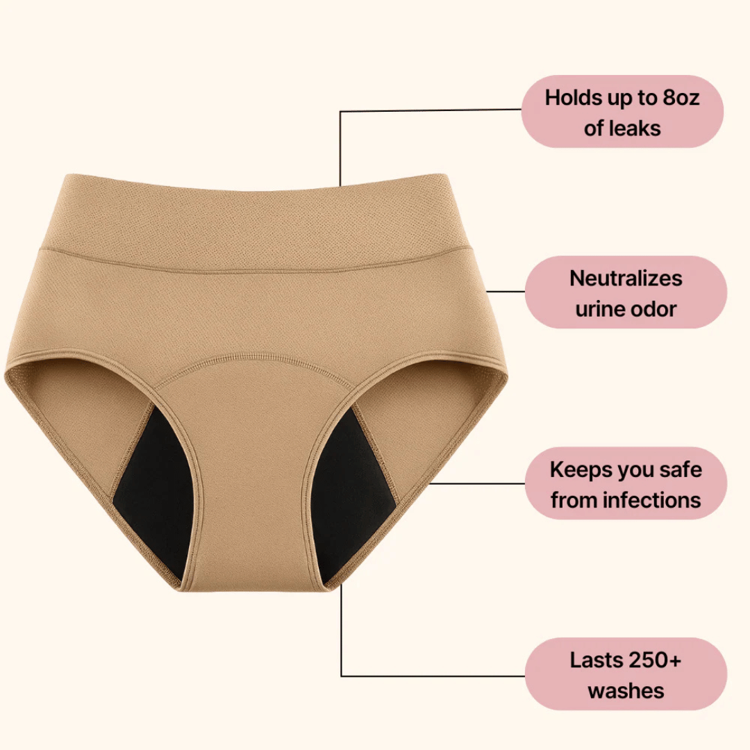 Leak-Proof Underwear That Won't Let You Down for Women 55+ (4-pack)