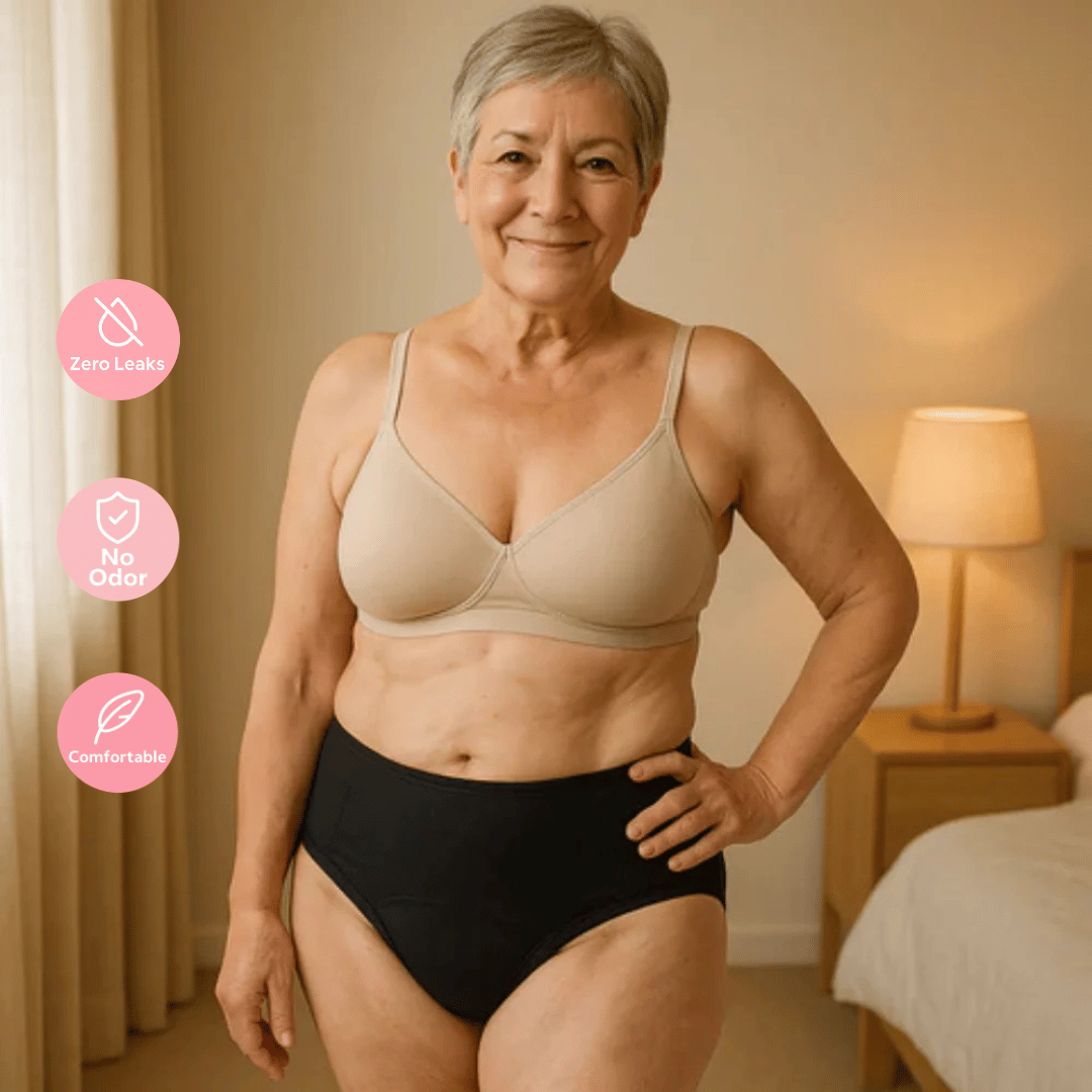 Leak-Proof Underwear That Won't Let You Down for Women 55+ (4-pack)