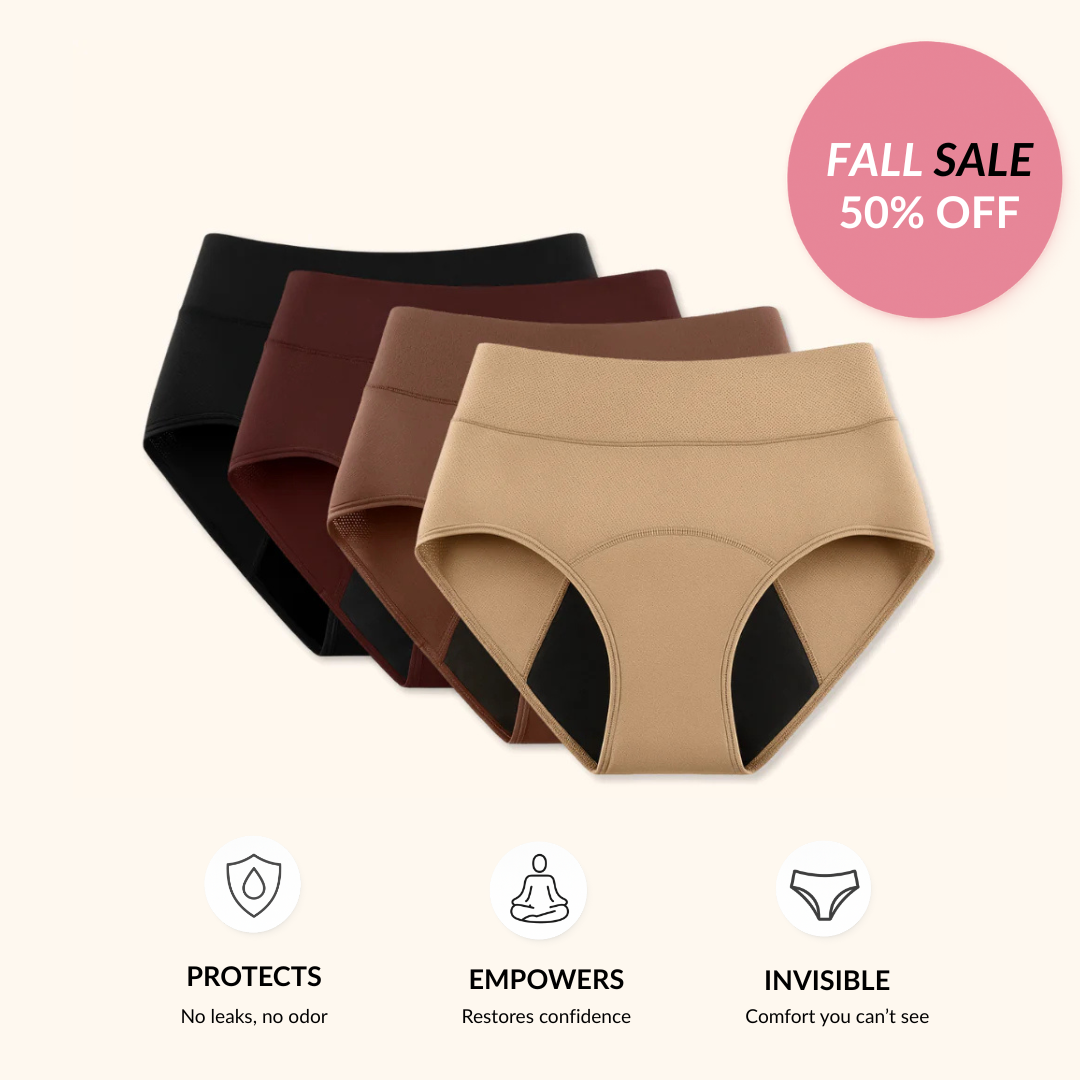 Leak-Proof Underwear That Won't Let You Down for Women 55+ (4-pack)